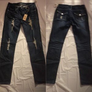 Blue Distressed Jeans